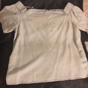 Over the shoulder blouse.